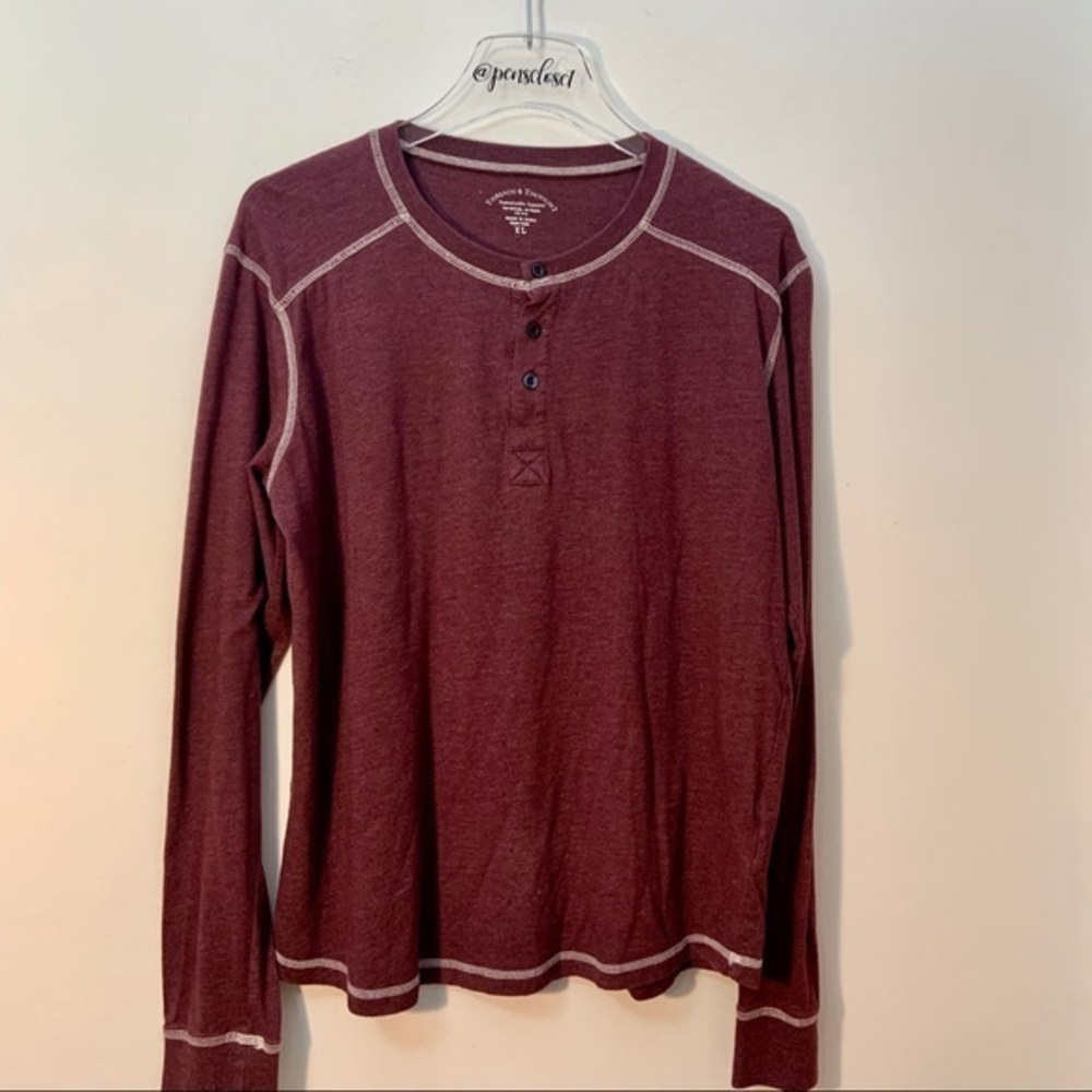 Threads 4 Thought Sustainable Recycled Apparel Organic Cotton Henley Top